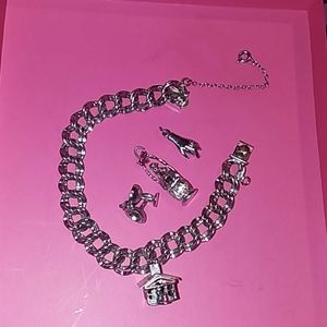 Elco Sterling charm bracelet